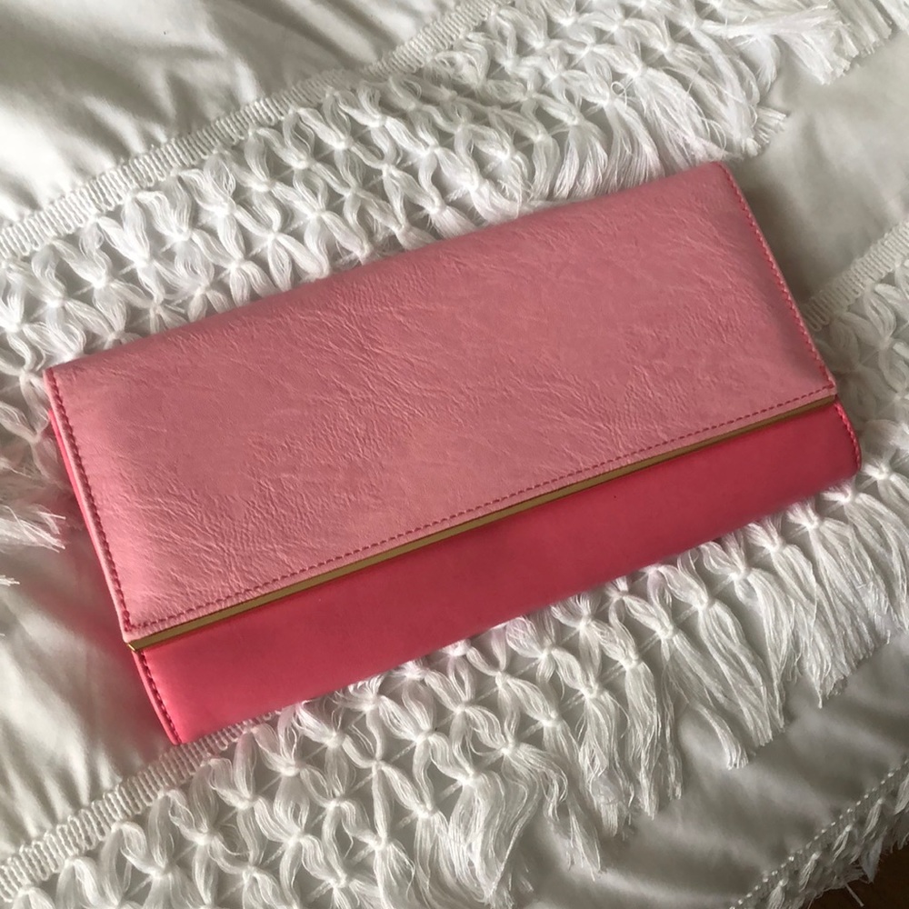 Pink clutch